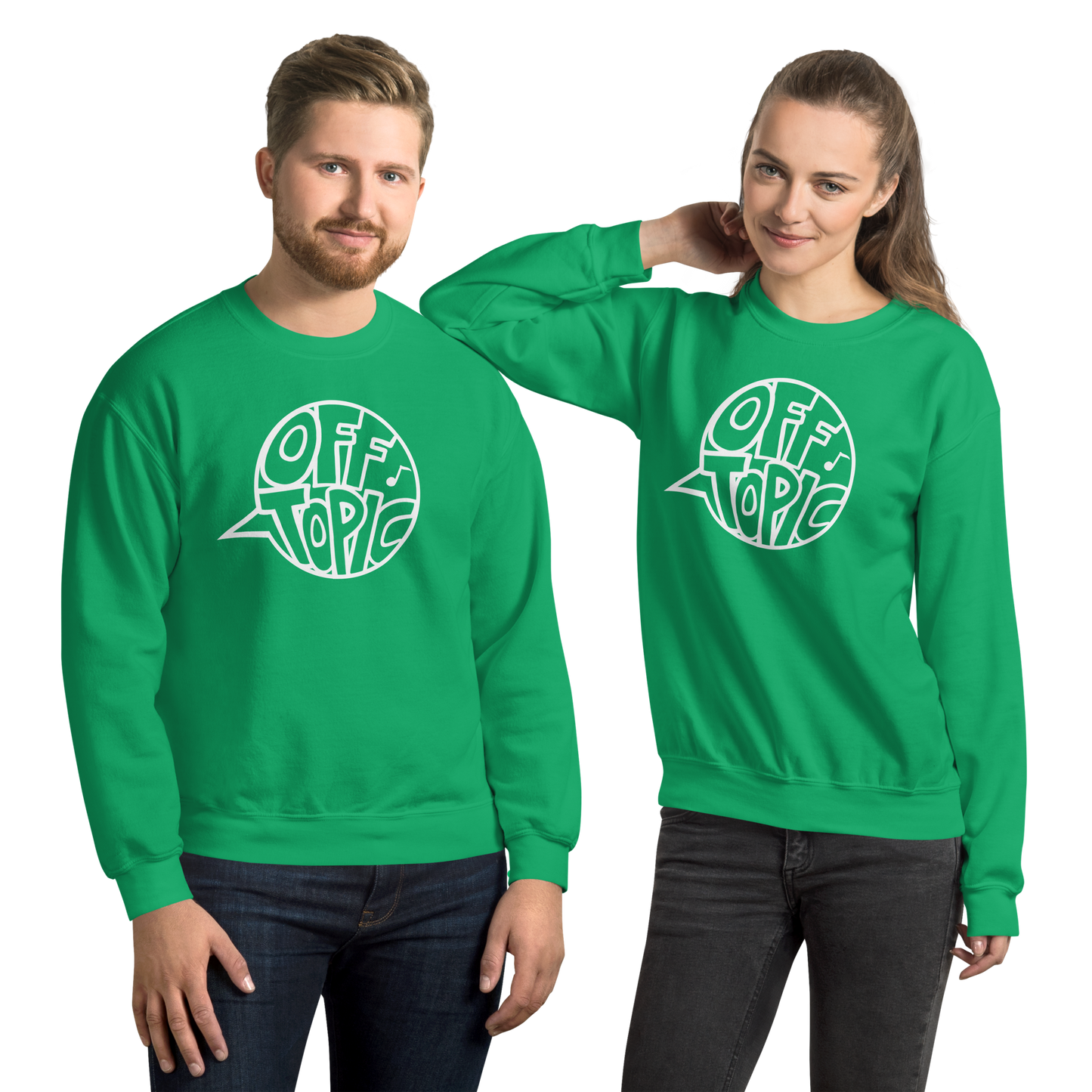 Off Topic - Printed Gildan Unisex Sweatshirt