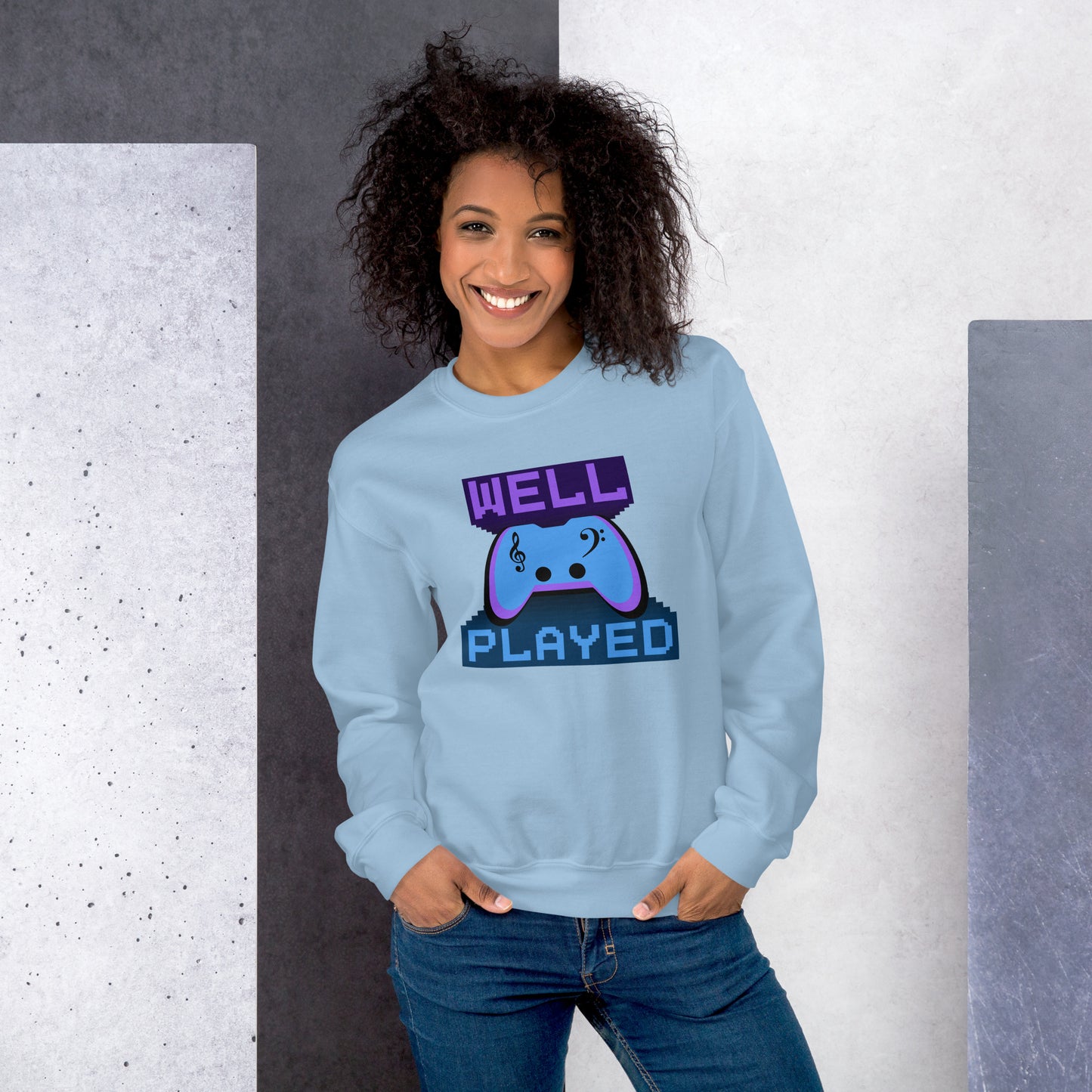 Well Played Printed Unisex Gildan Sweatshirt