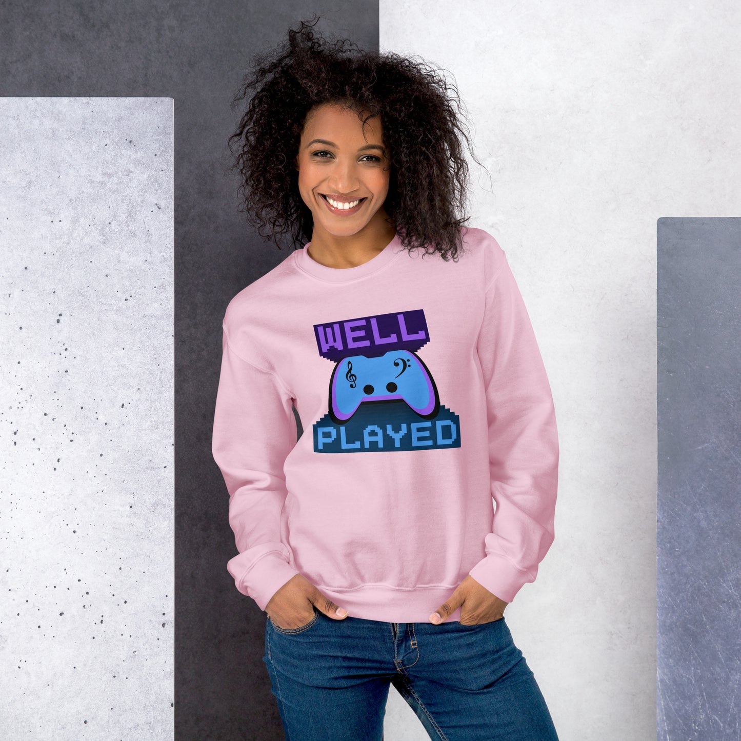 Well Played Printed Unisex Gildan Sweatshirt