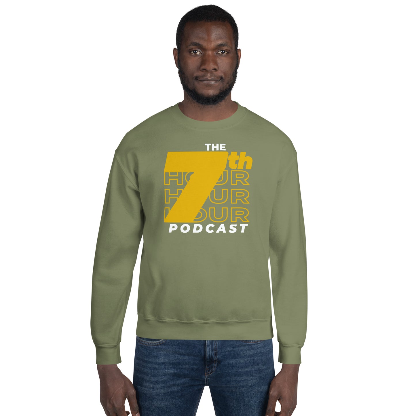 7th Hour Podcast - Printed Gildan Unisex Sweatshirt