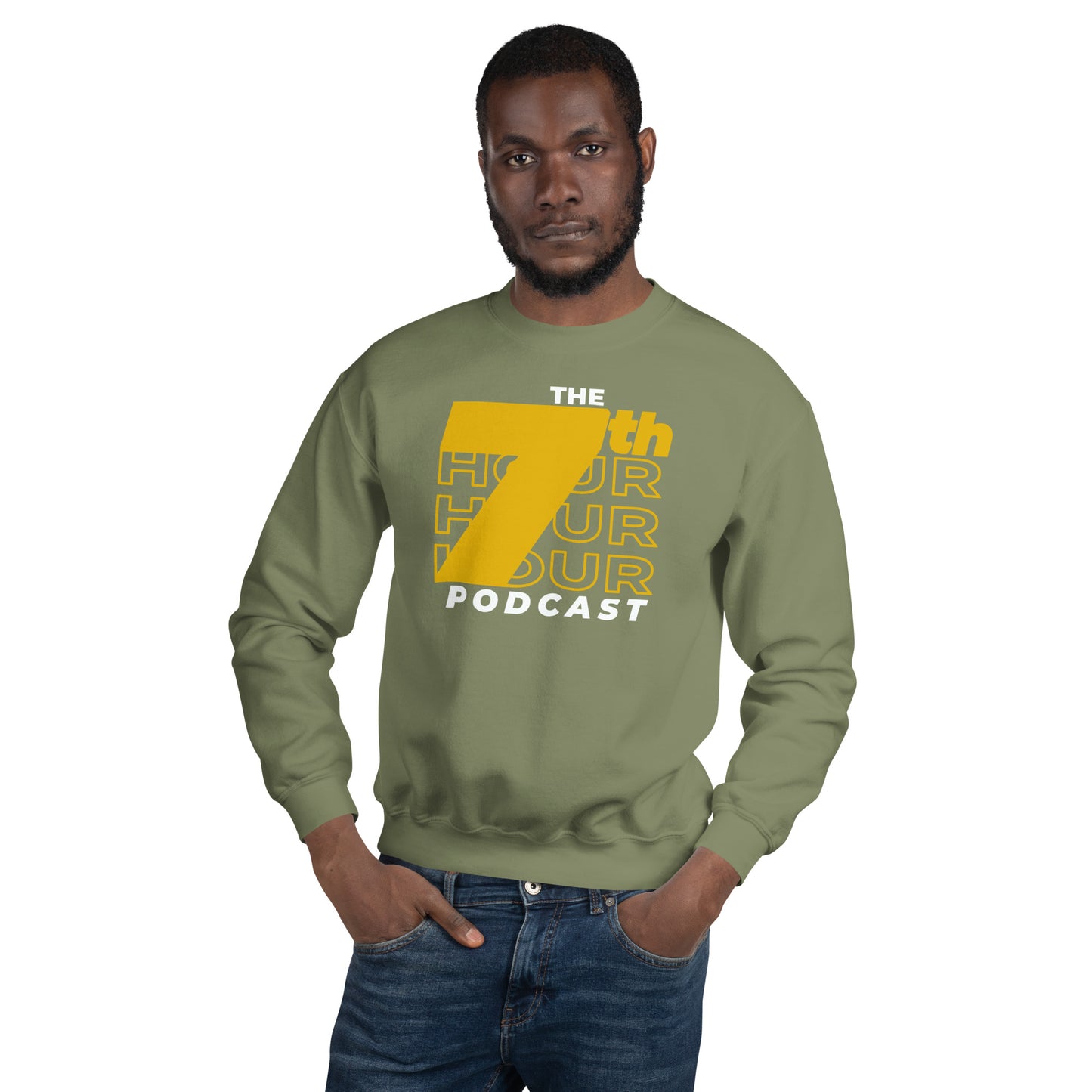 7th Hour Podcast - Printed Gildan Unisex Sweatshirt