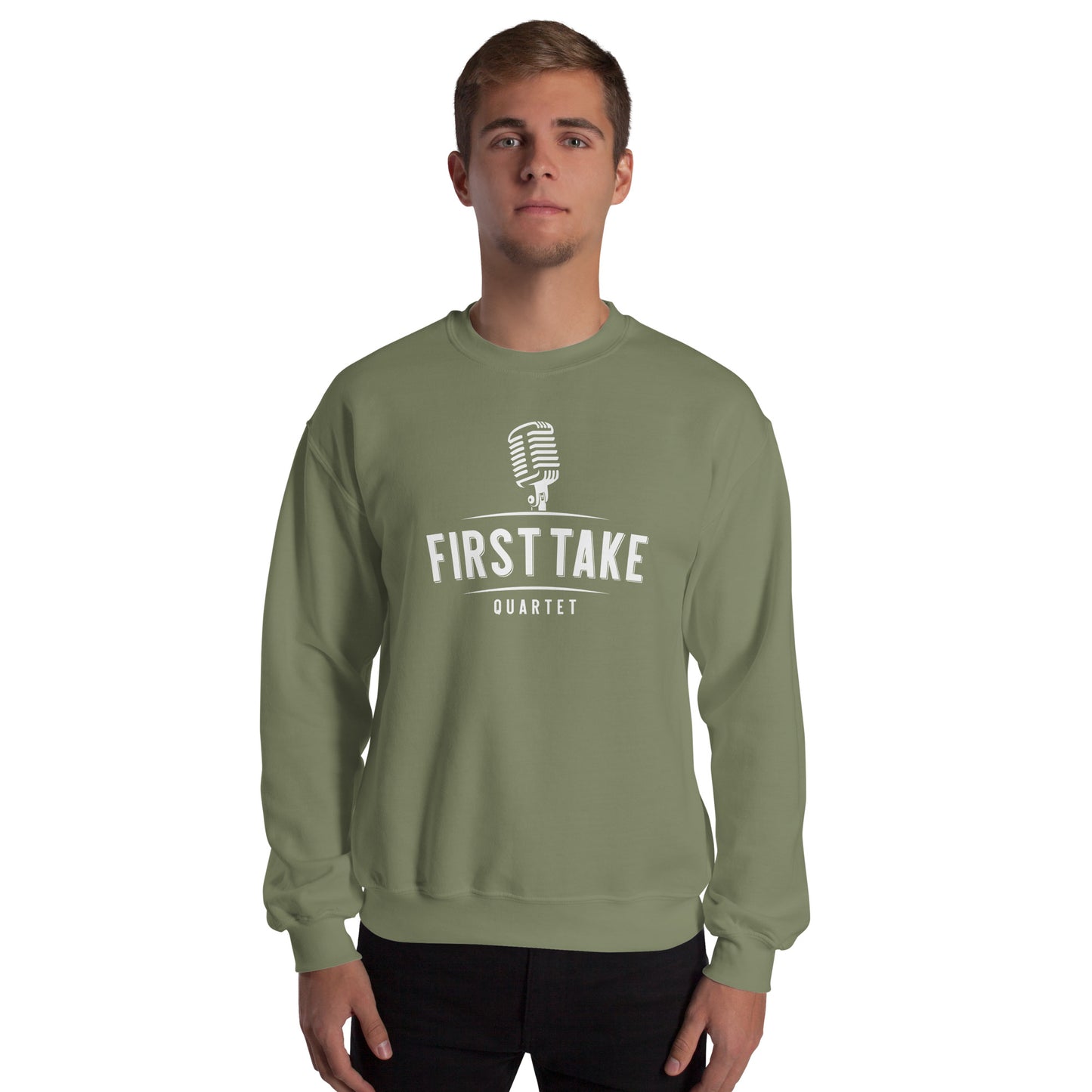 First Take - Printed Gildan Unisex Sweatshirt