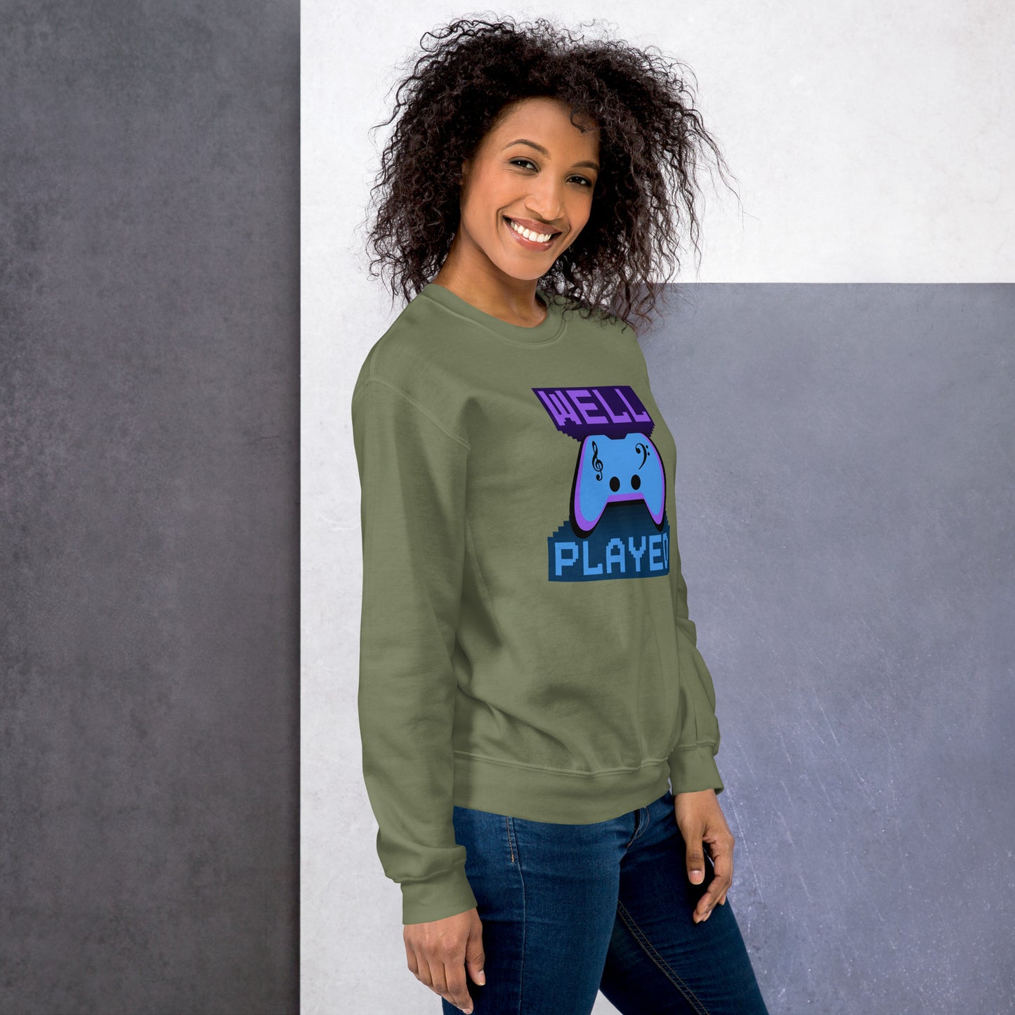 Well Played Printed Unisex Gildan Sweatshirt