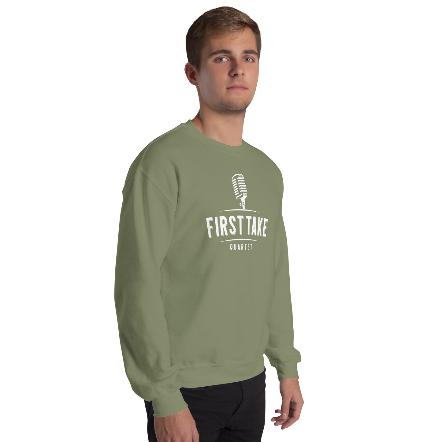 First Take - Printed Gildan Unisex Sweatshirt