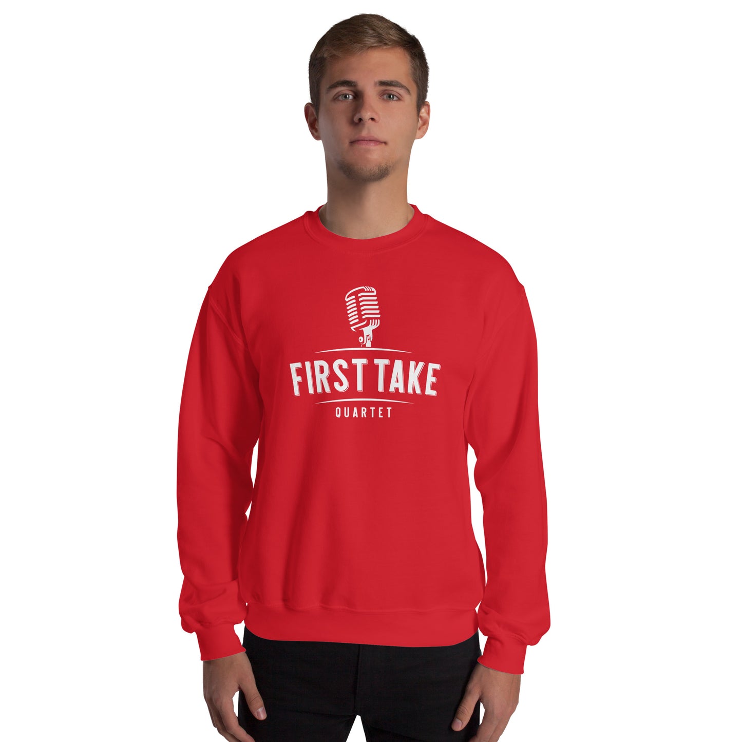 First Take - Printed Gildan Unisex Sweatshirt