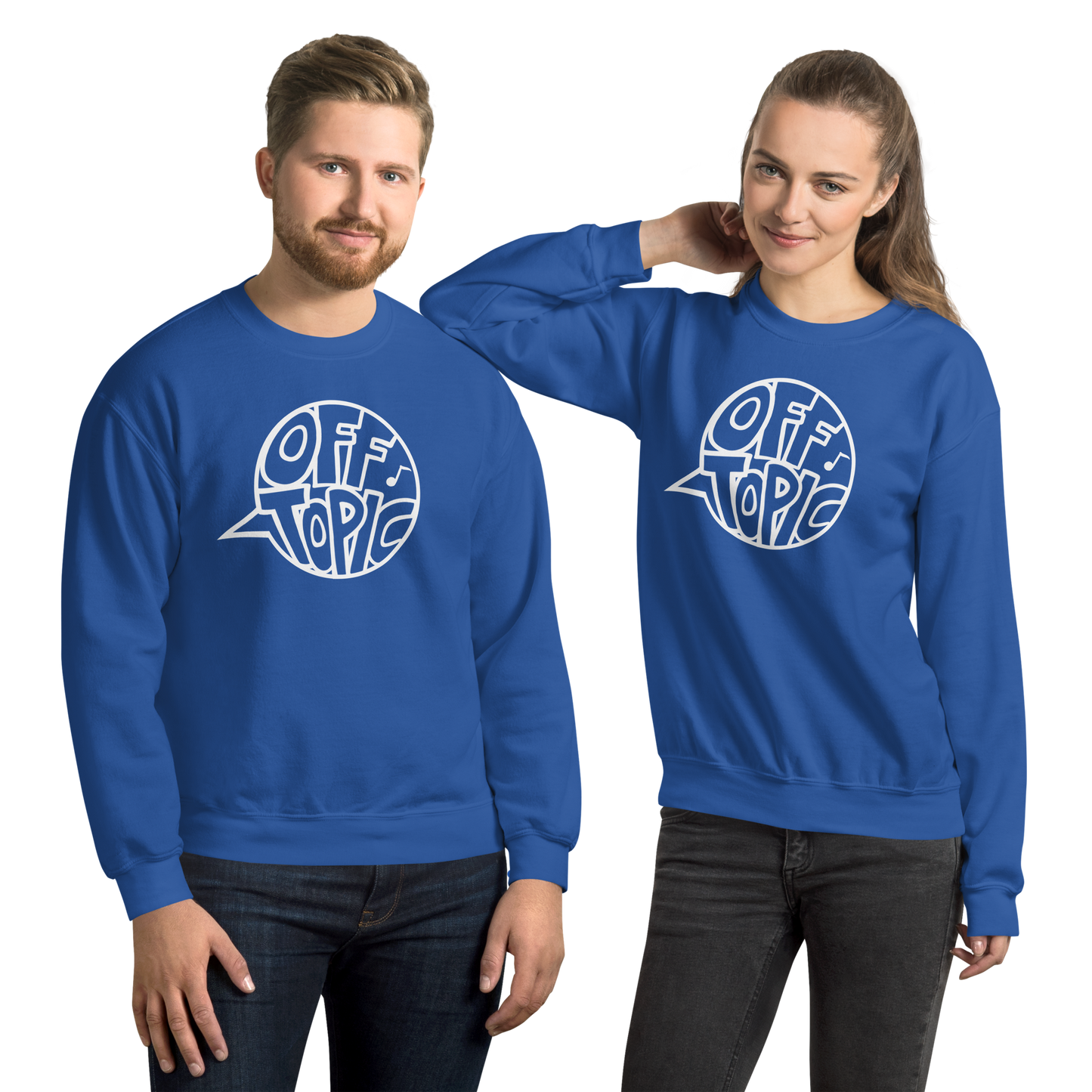 Off Topic - Printed Gildan Unisex Sweatshirt