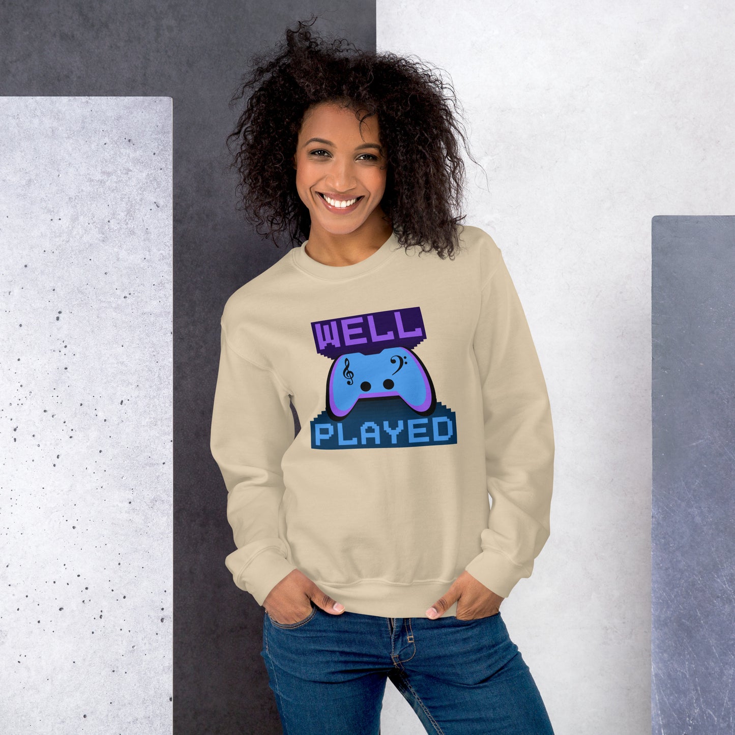 Well Played Printed Unisex Gildan Sweatshirt