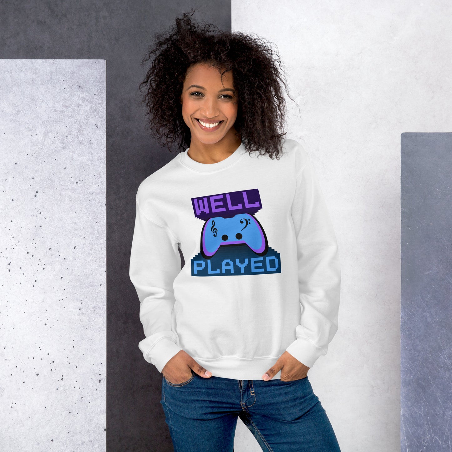 Well Played Printed Unisex Gildan Sweatshirt