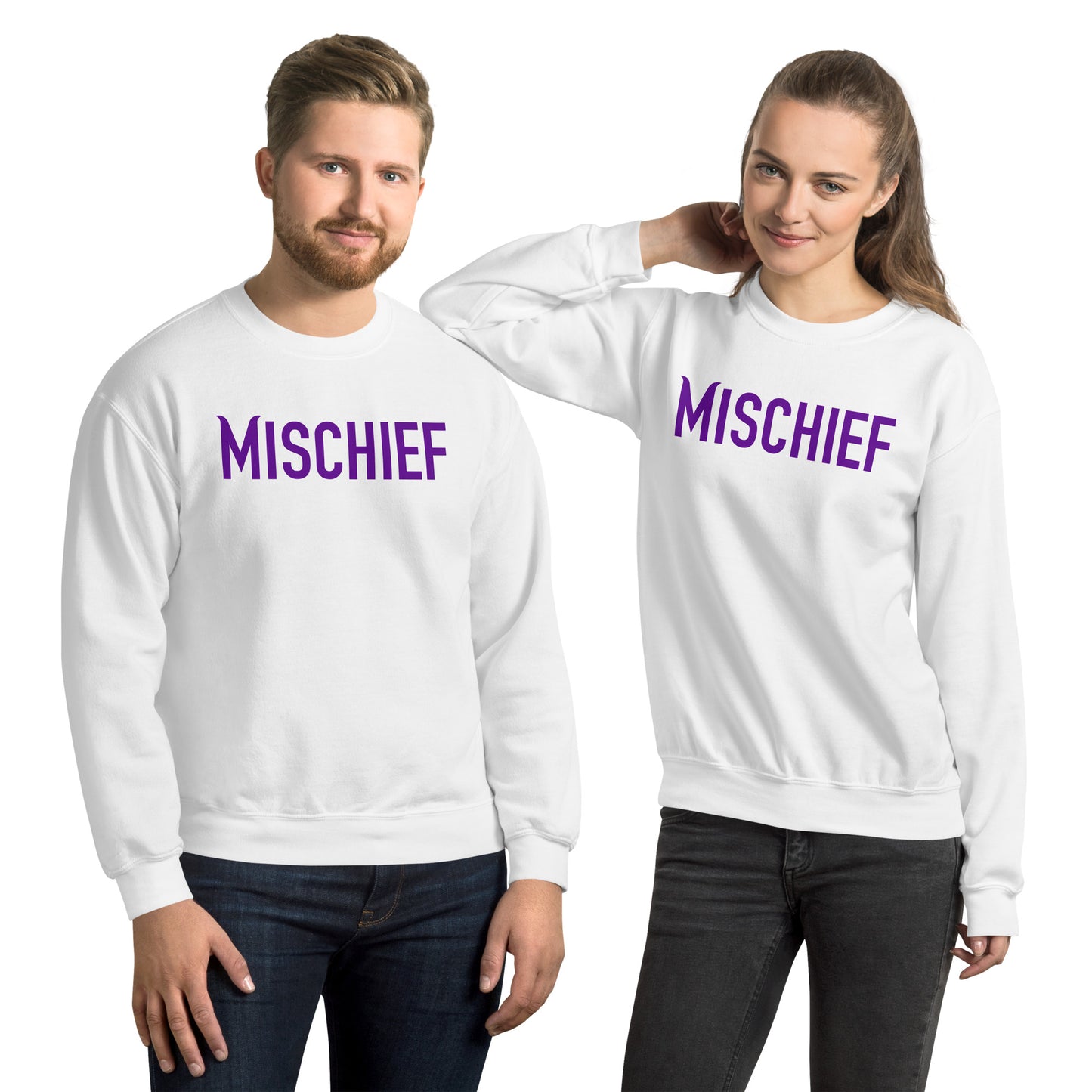 Mischief Printed Gildan Unisex Sweatshirt