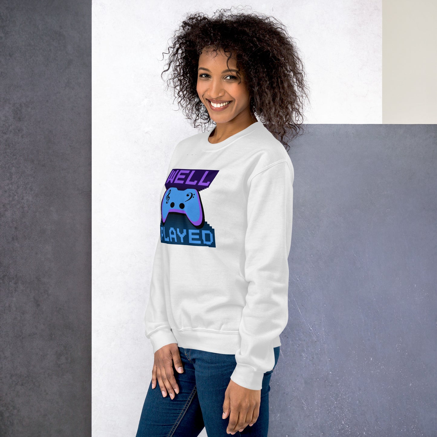 Well Played Printed Unisex Gildan Sweatshirt