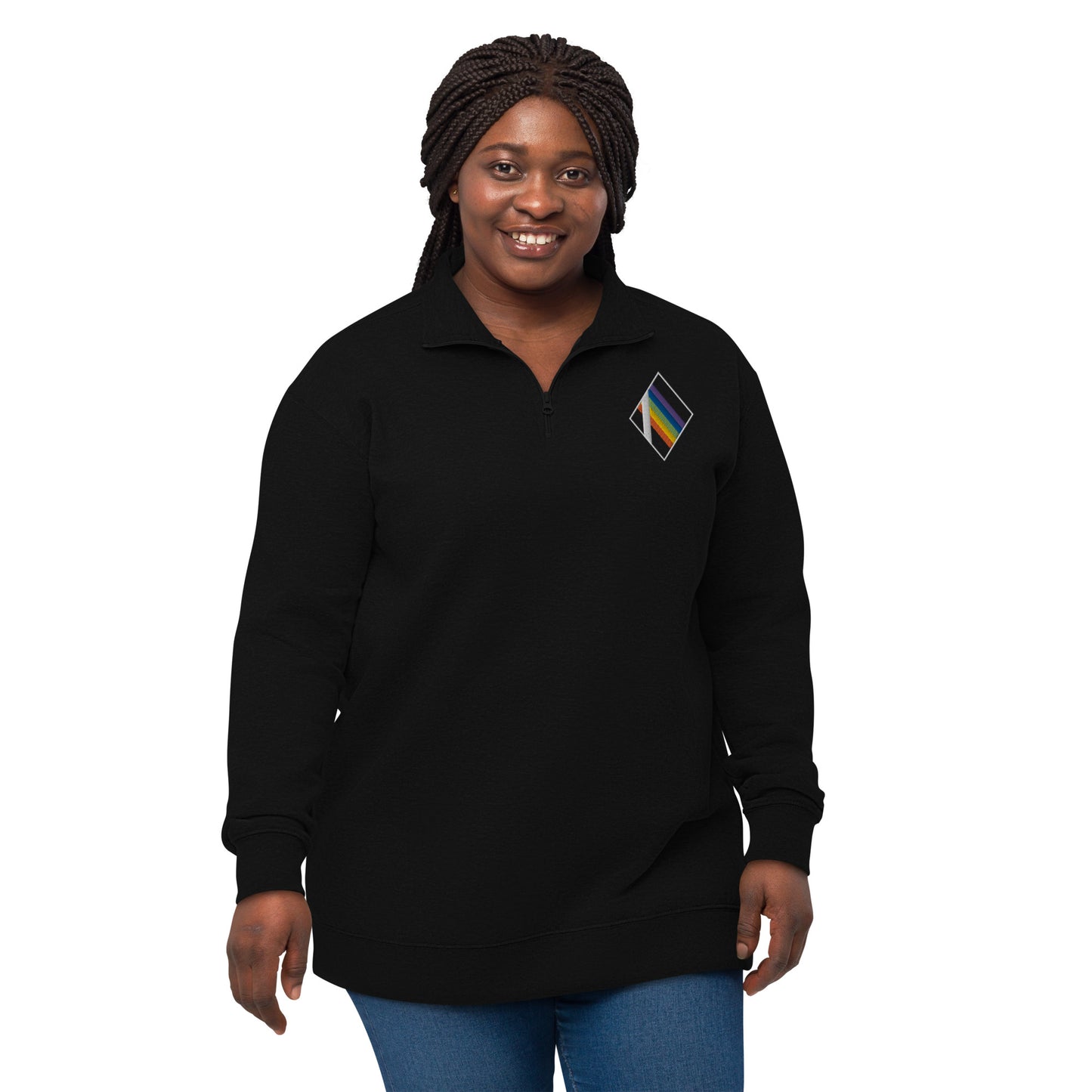 Prism - Embroidered Unisex fleece pullover