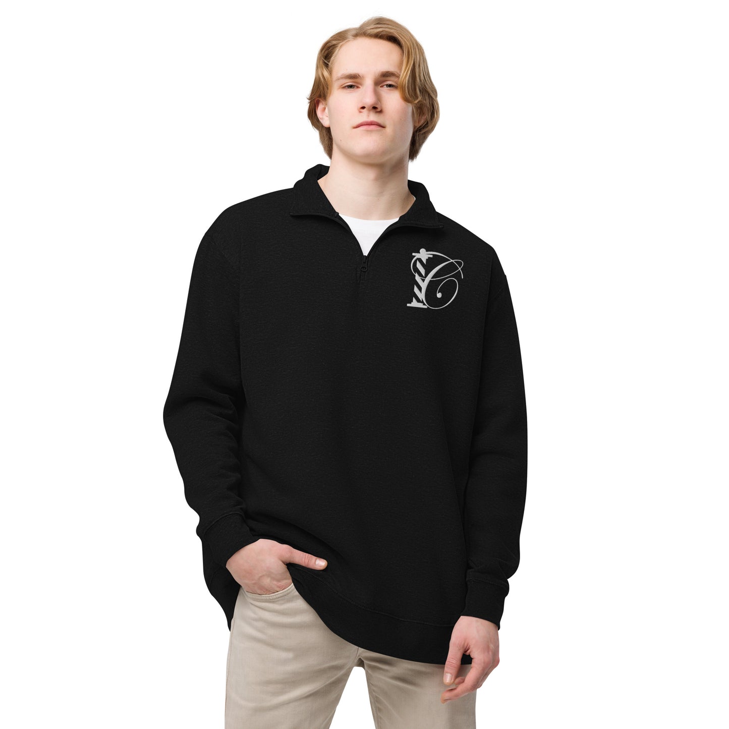 Instant Classic - Embroidered Unisex fleece pullover