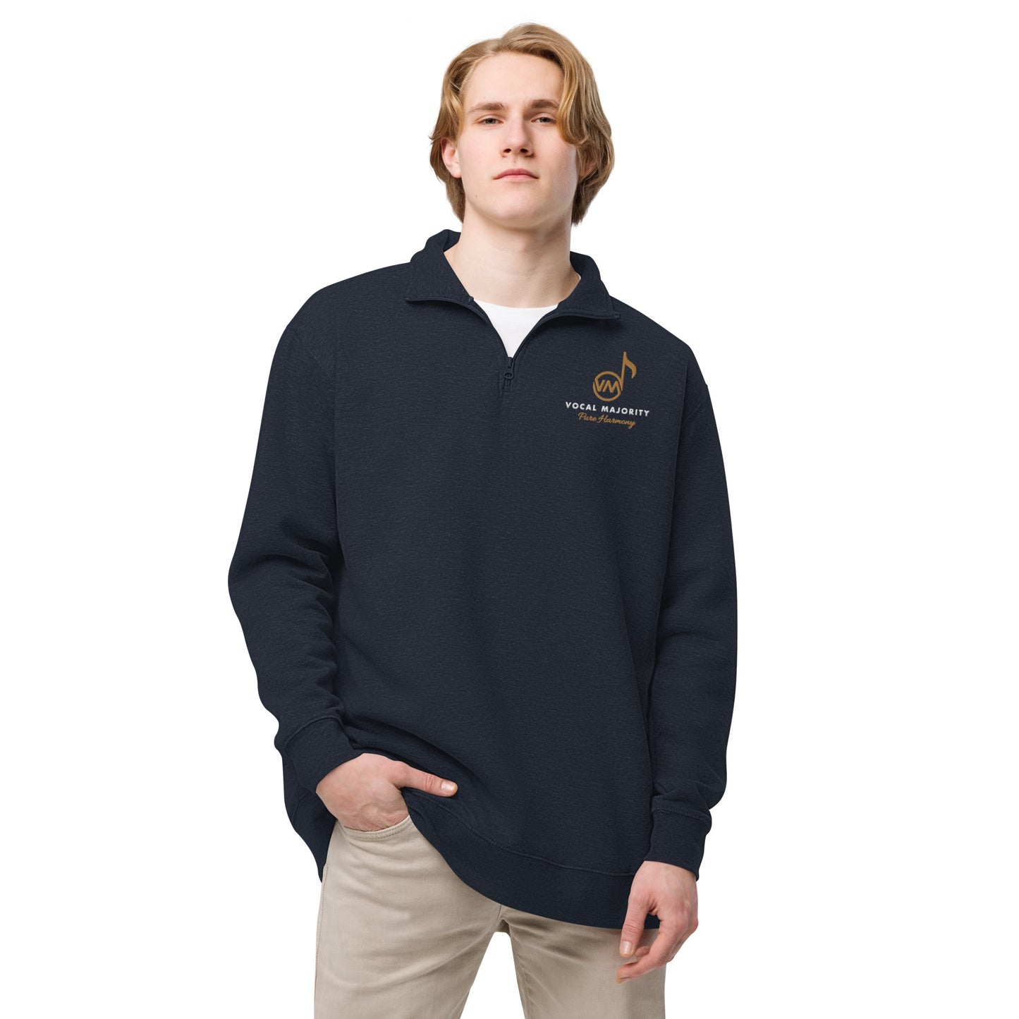 Vocal Majority - Embroidered Unisex fleece pullover