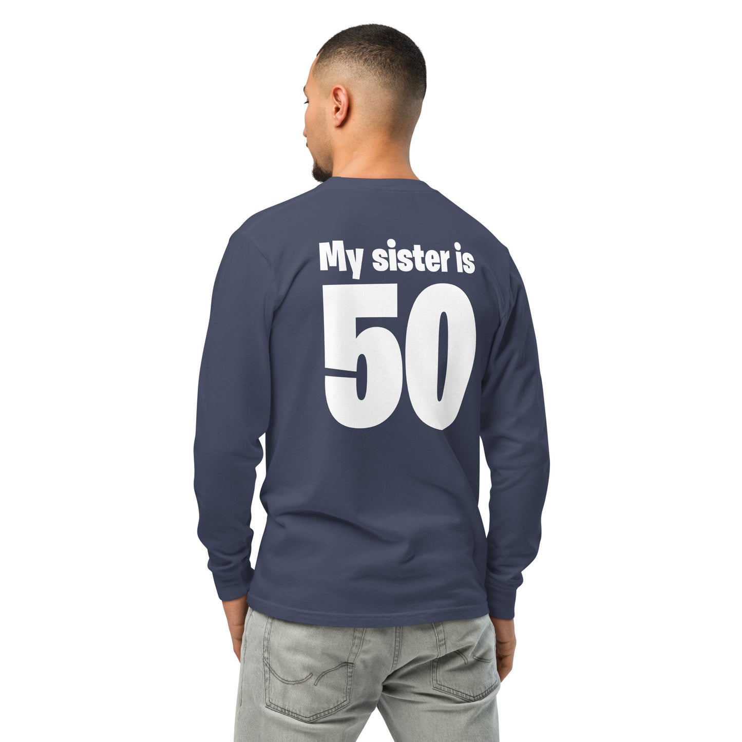 sister mimi Garment-dyed heavyweight long-sleeve shirt