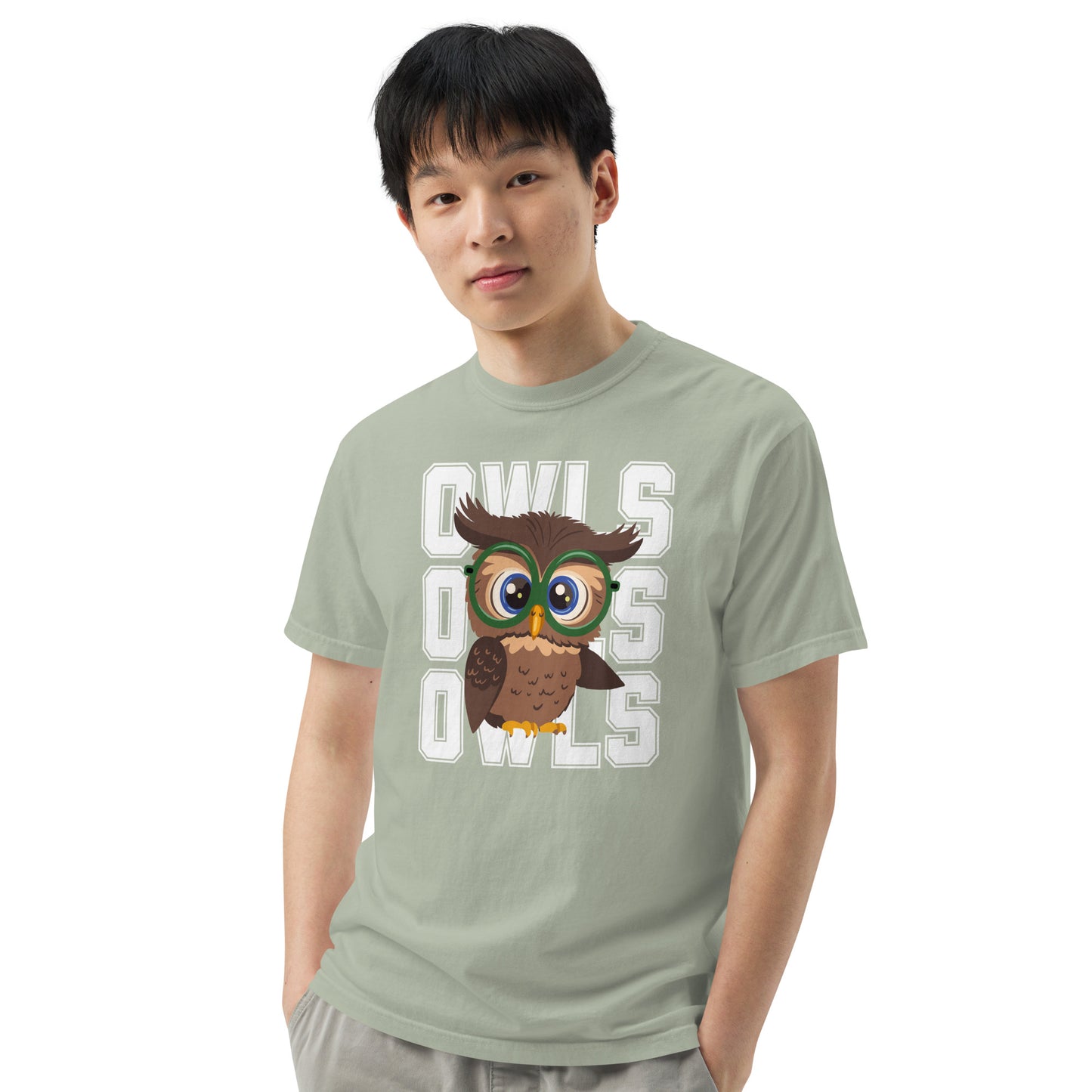 Audubon Owls - Adult Unisex Comfort Colors garment-dyed heavyweight t-shirt