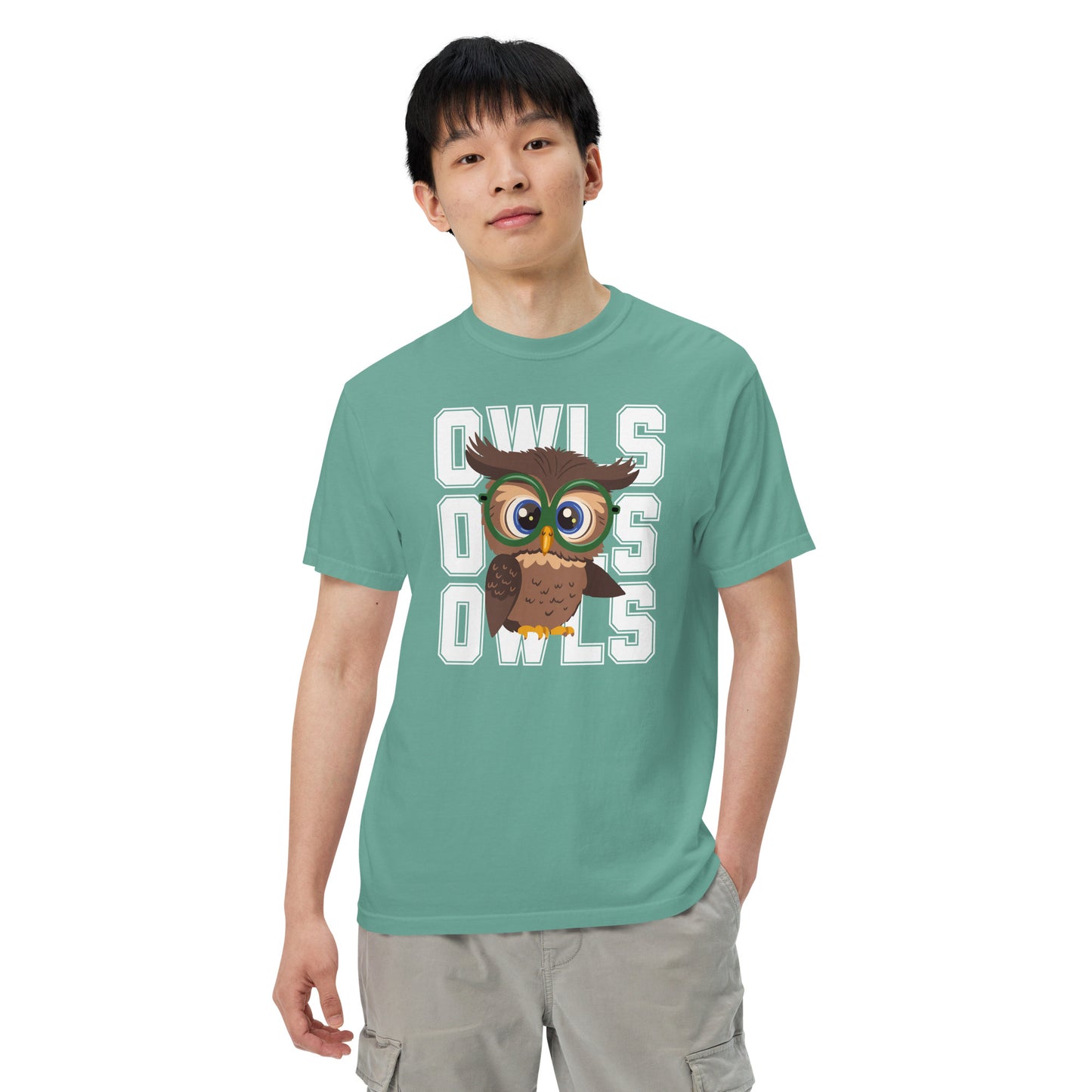 Audubon Owls - Adult Unisex Comfort Colors garment-dyed heavyweight t-shirt