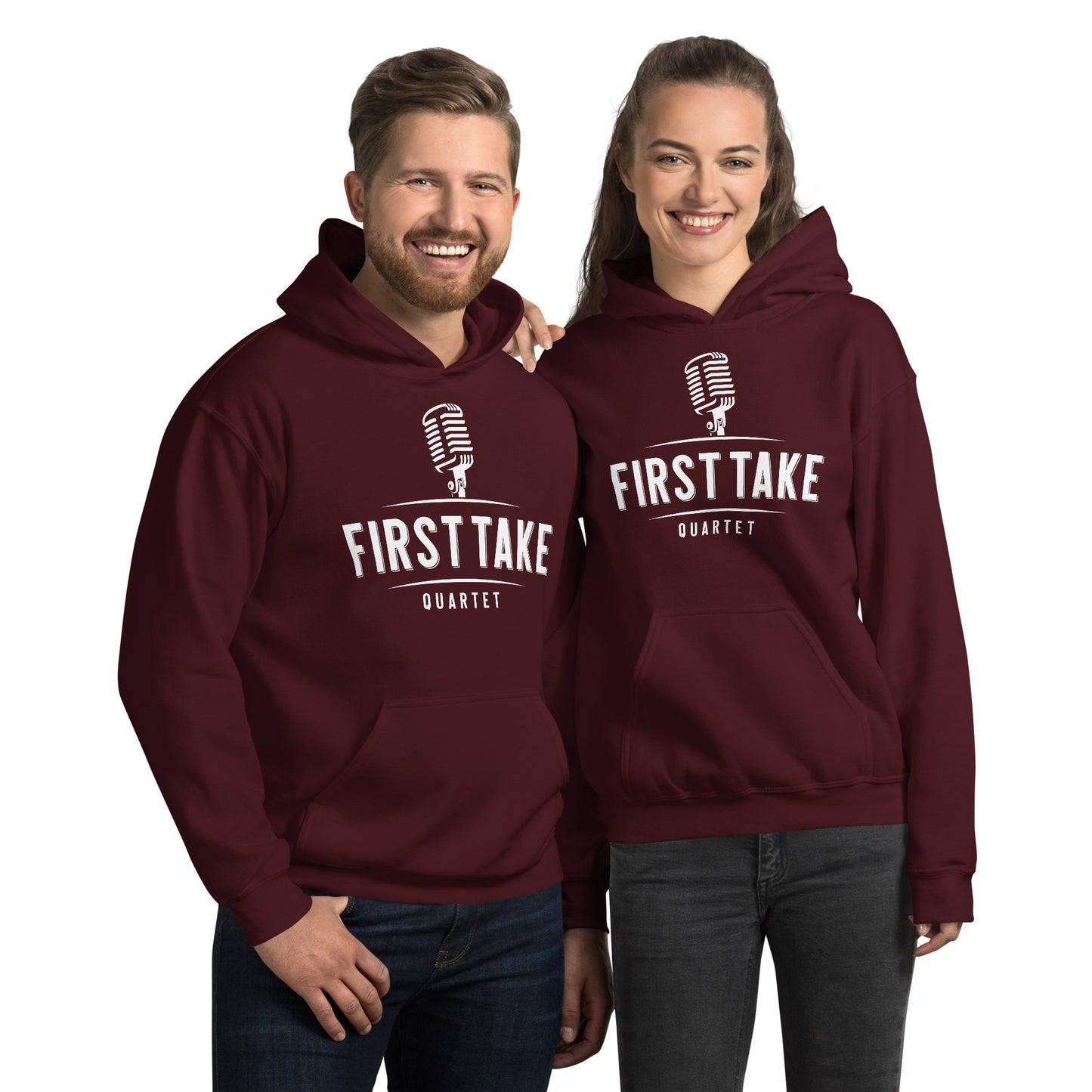 First Take - Printed Gildan Unisex Hoodie