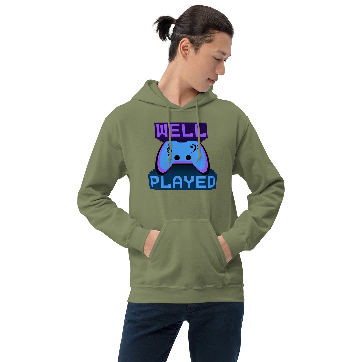 Well Played Printed Gildan Unisex Hoodie