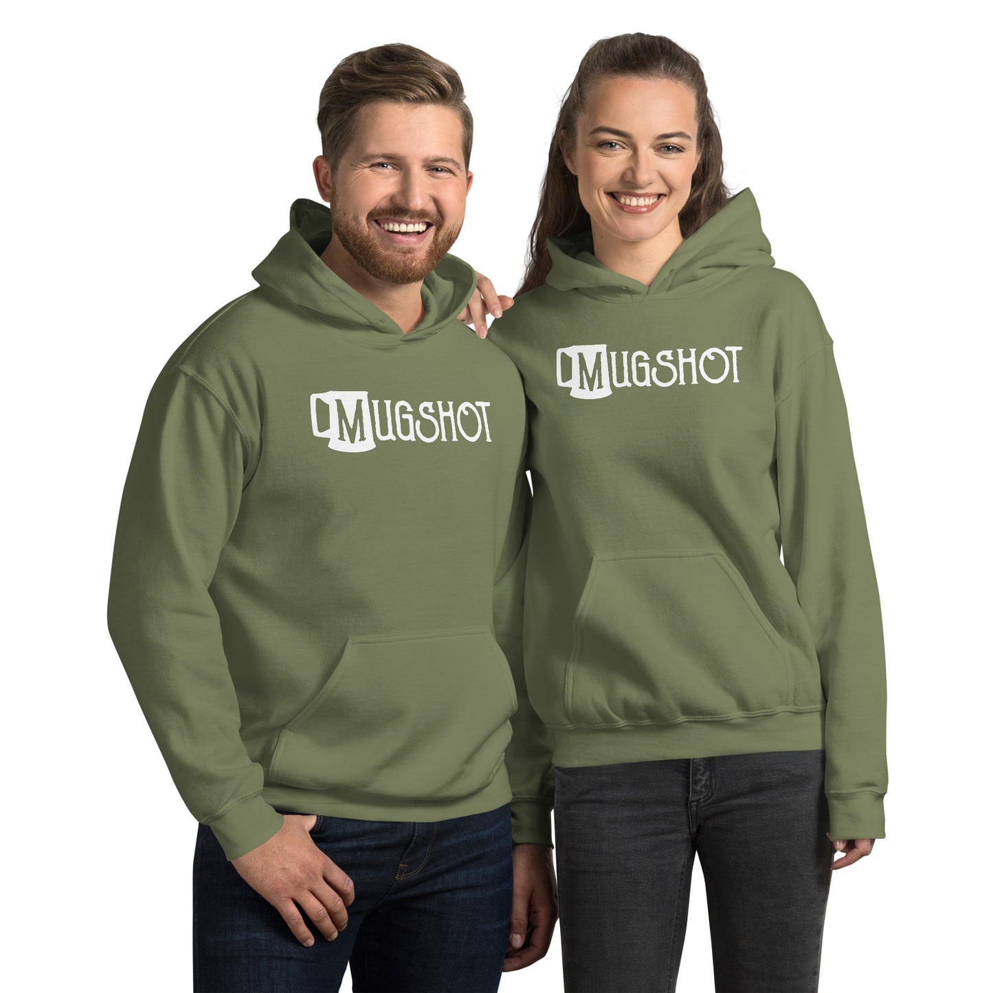 Mugshot Printed Gildan Unisex Hoodie