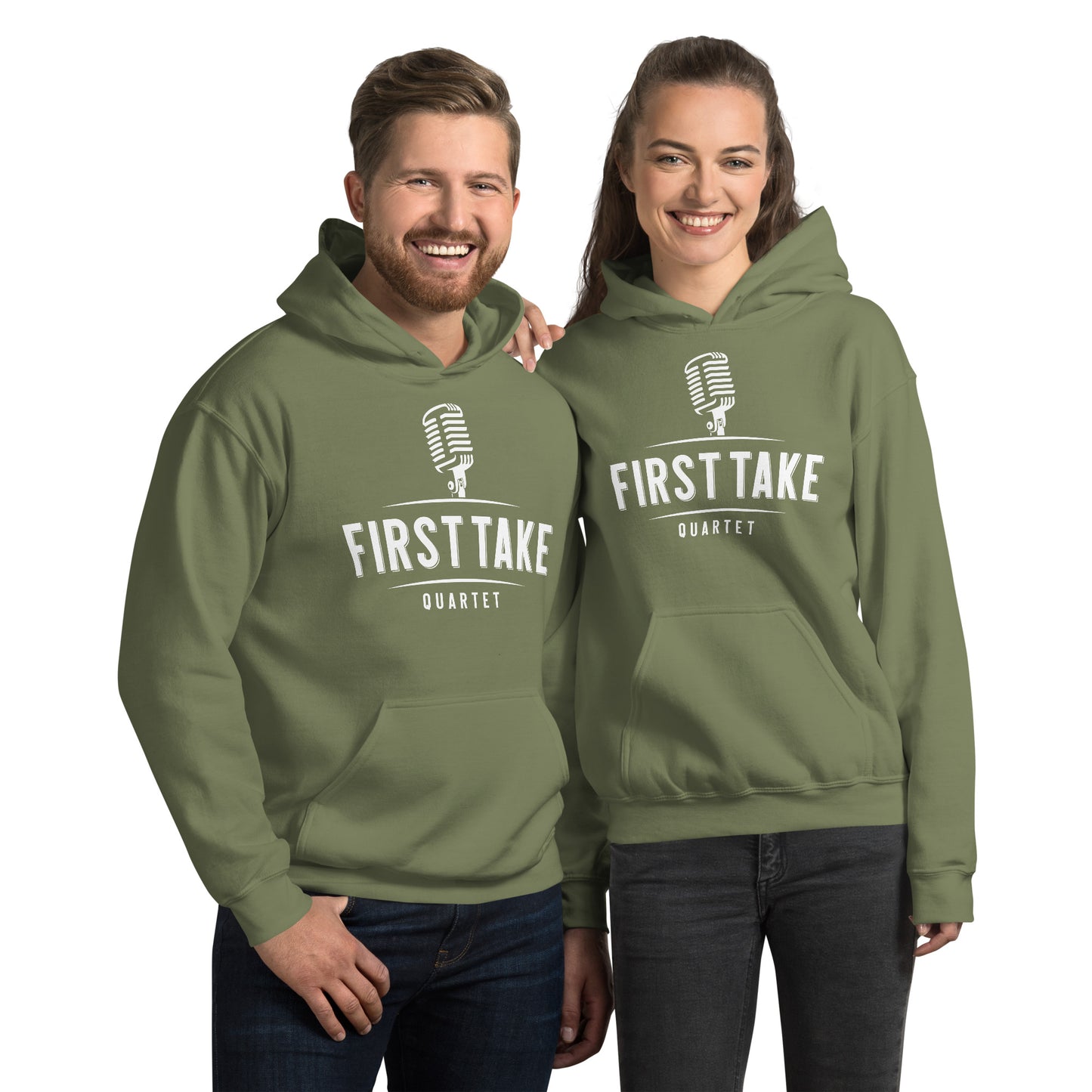 First Take - Printed Gildan Unisex Hoodie