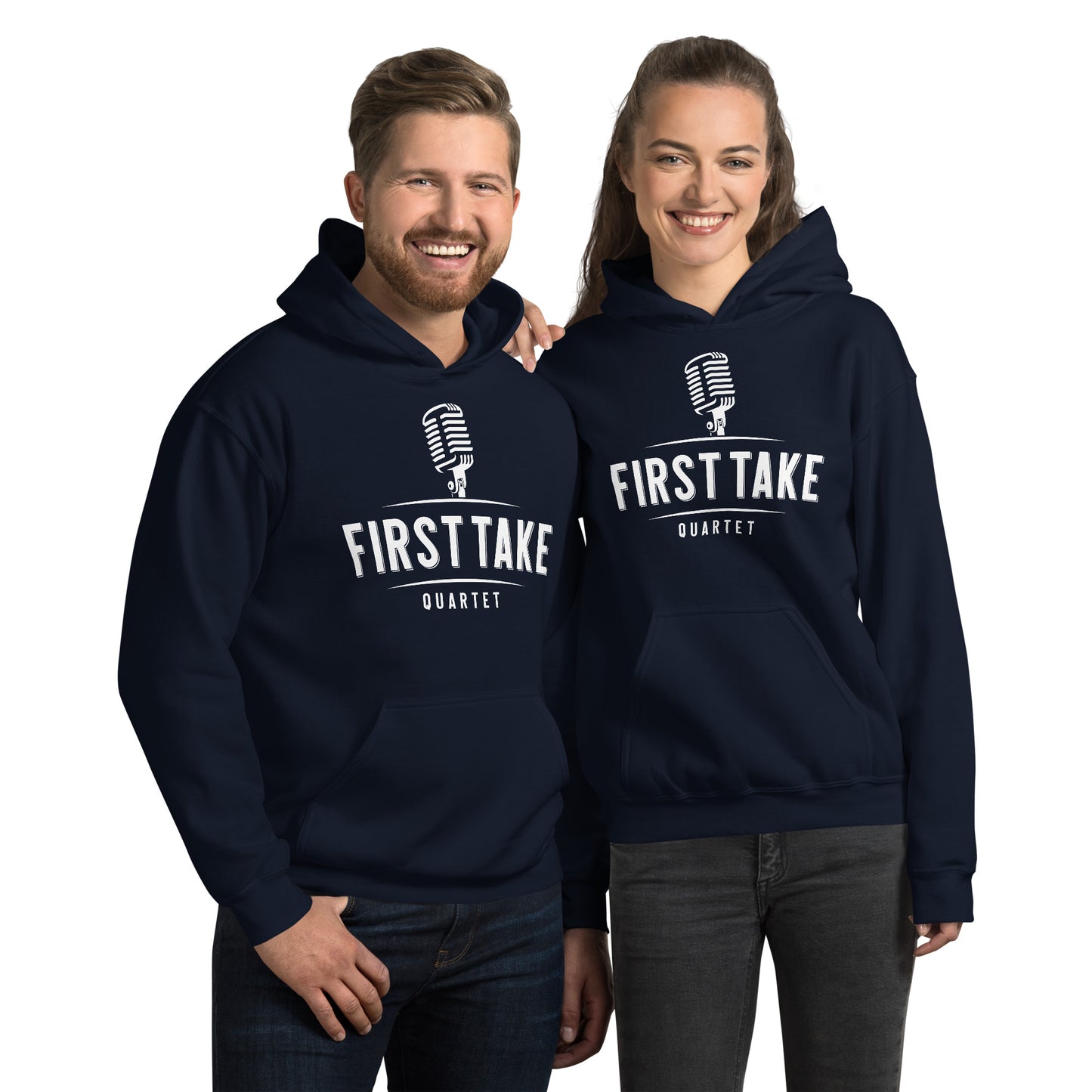 First Take - Printed Gildan Unisex Hoodie