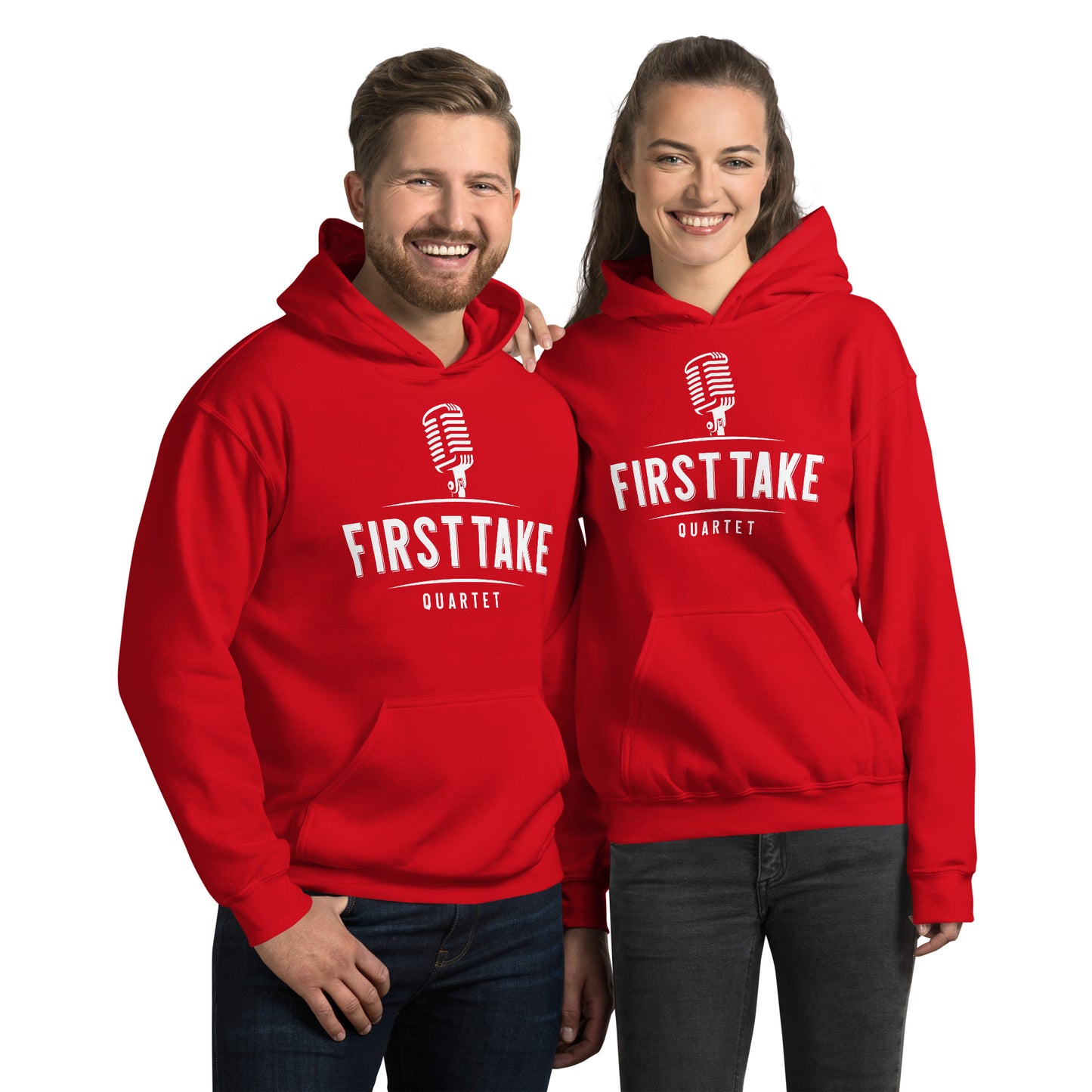 First Take - Printed Gildan Unisex Hoodie