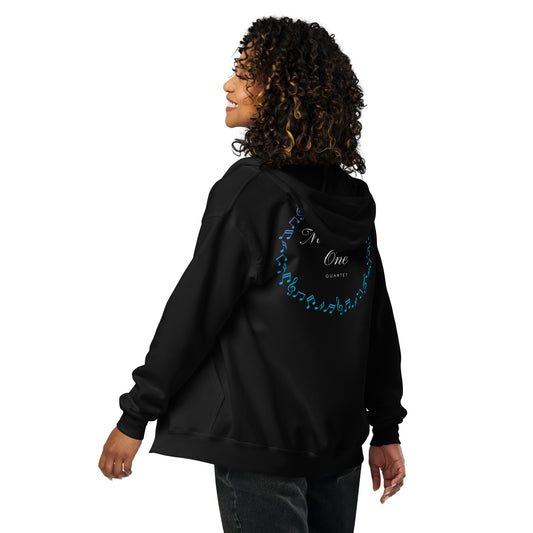 Naturally One - Printed Unisex heavy blend zip hoodie