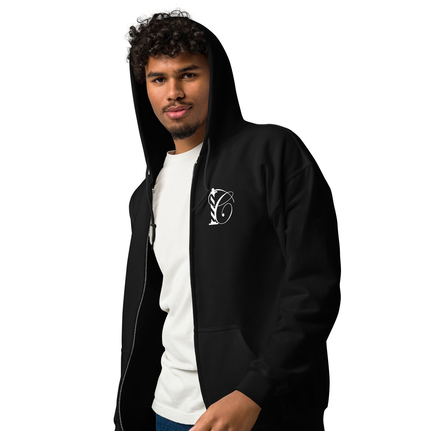 Instant Classic - Embroidered Unisex heavy blend zip hoodie