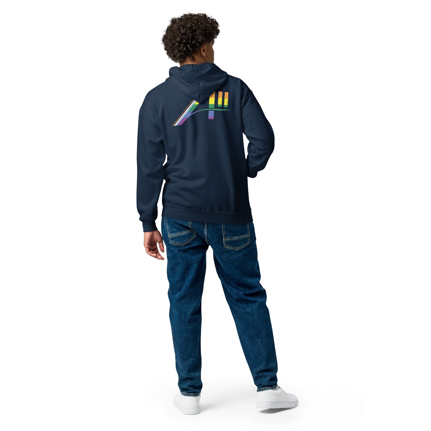 The Alliance - Pride Logo Unisex heavy blend zip hoodie