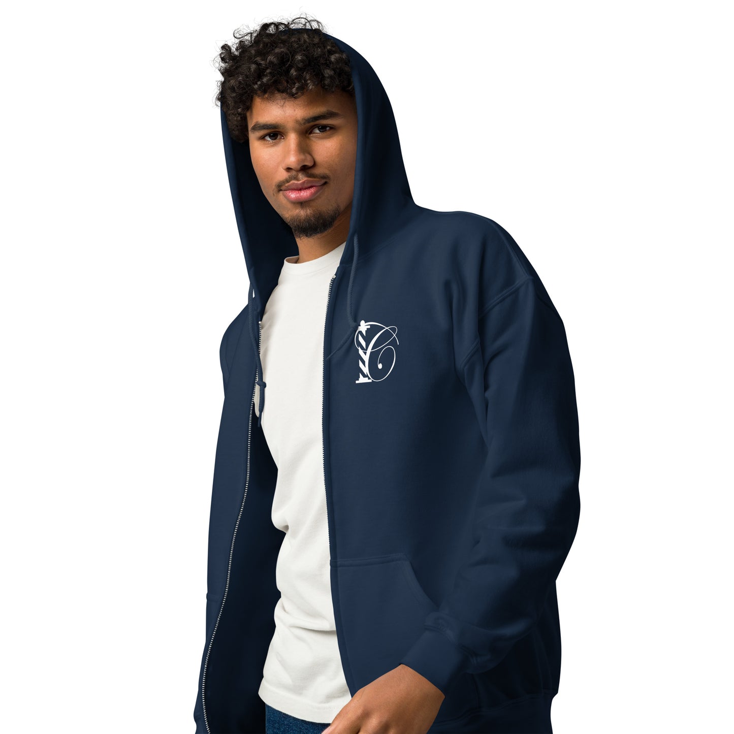 Instant Classic - Embroidered Unisex heavy blend zip hoodie