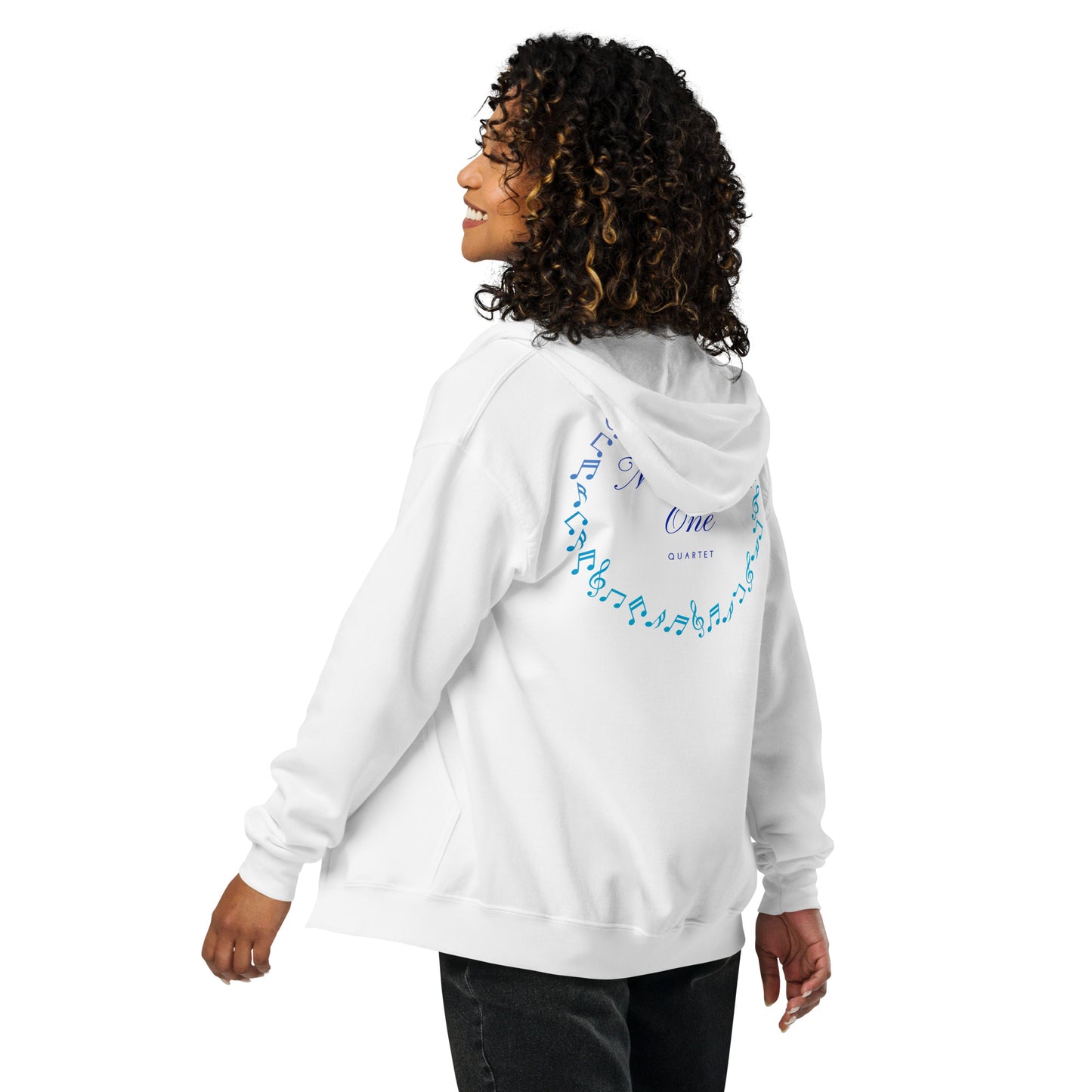 Naturally One - Printed Unisex heavy blend zip hoodie