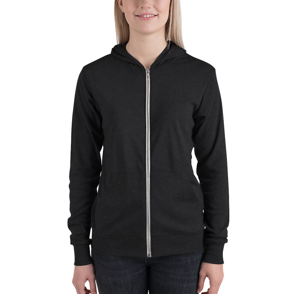 Harmony in the Hills - Printed Unisex Bella + Canvas zip hoodie