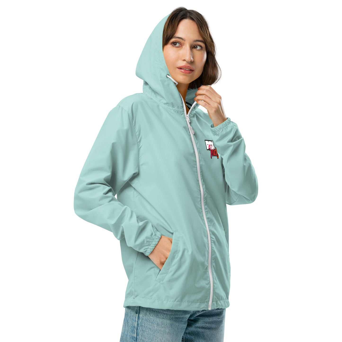 PDX Voices - Printed Unisex lightweight zip up windbreaker