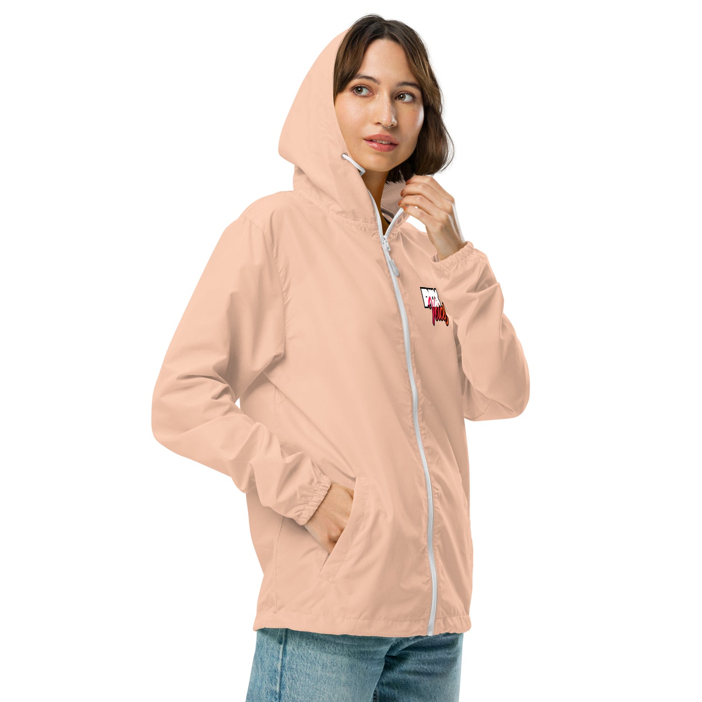 PDX Voices - Printed Unisex lightweight zip up windbreaker