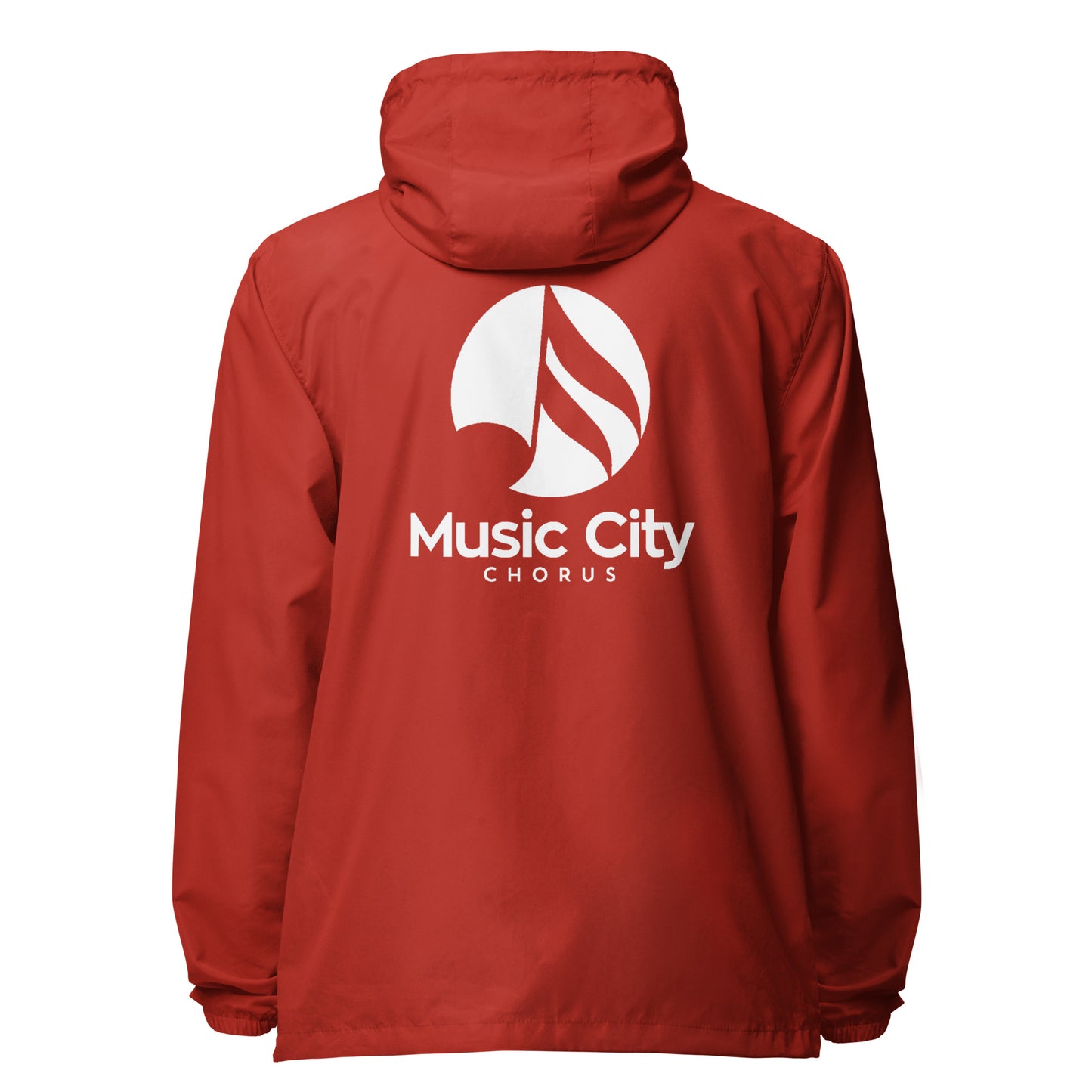 Music City Chorus - Printed Unisex lightweight zip up windbreaker