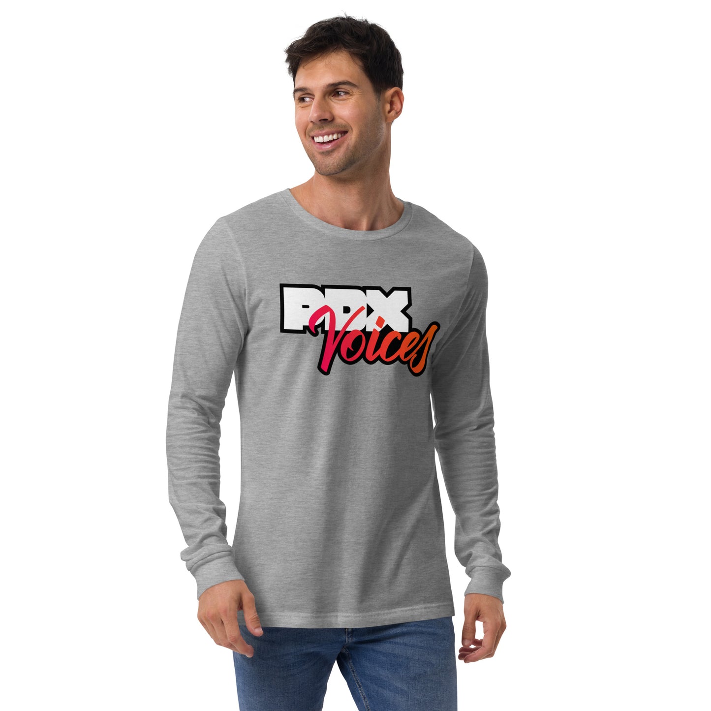 PDX Voices - Printed Unisex Long Sleeve Tee