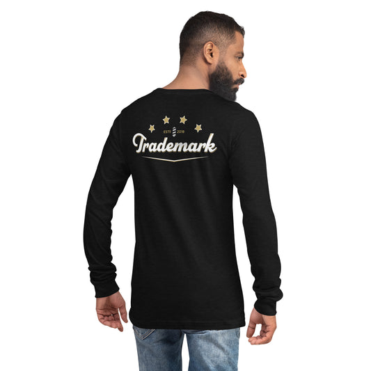 Trademark - Printed Unisex Long Sleeve Tee