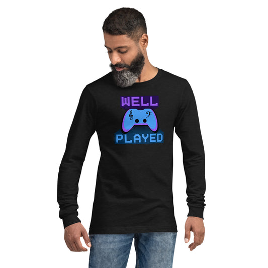 Well Played Printed Unisex Long Sleeve Tee