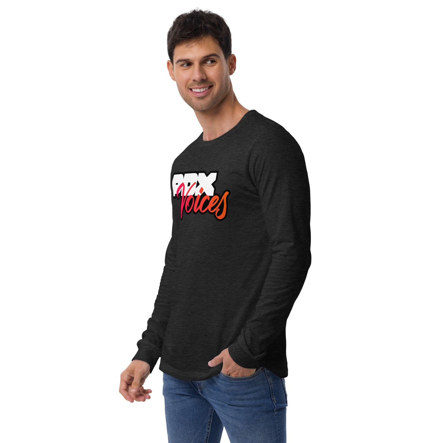 PDX Voices - Printed Unisex Long Sleeve Tee