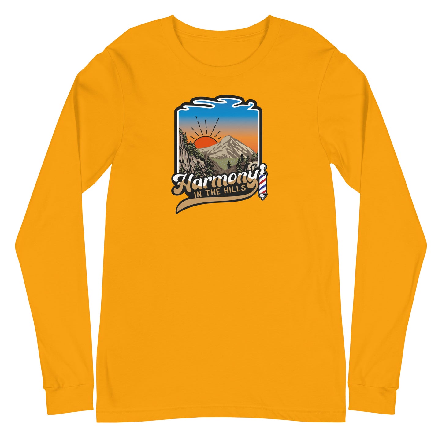 Harmony in the Hills - Printed Unisex Long Sleeve Tee