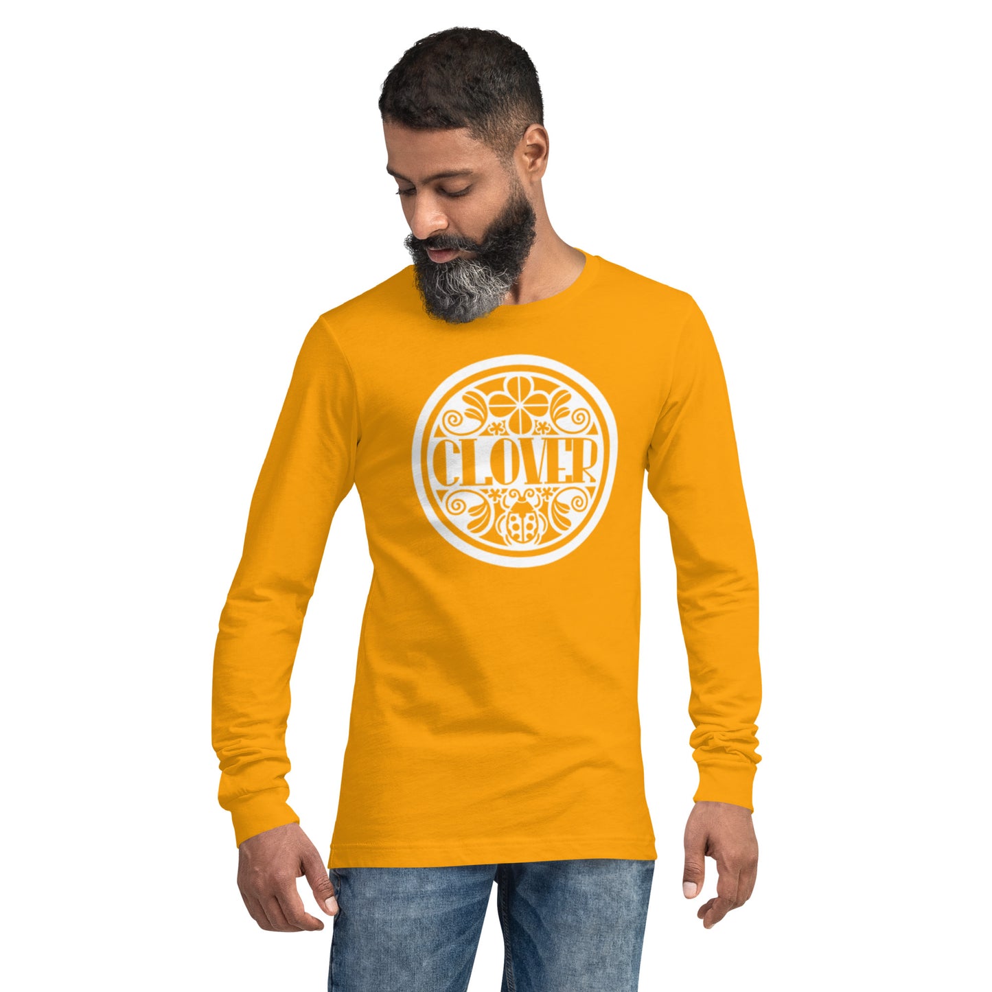 Clover - Printed Unisex Long Sleeve Tee