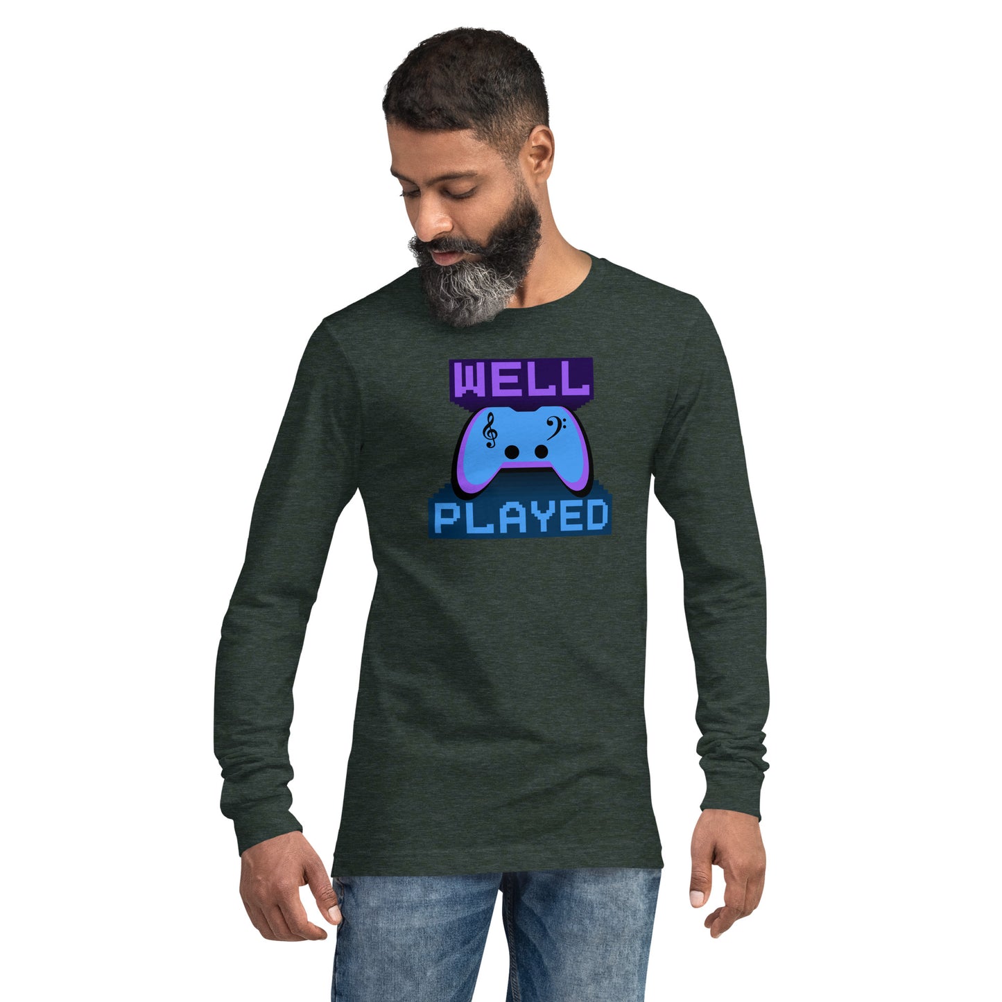 Well Played Printed Unisex Long Sleeve Tee