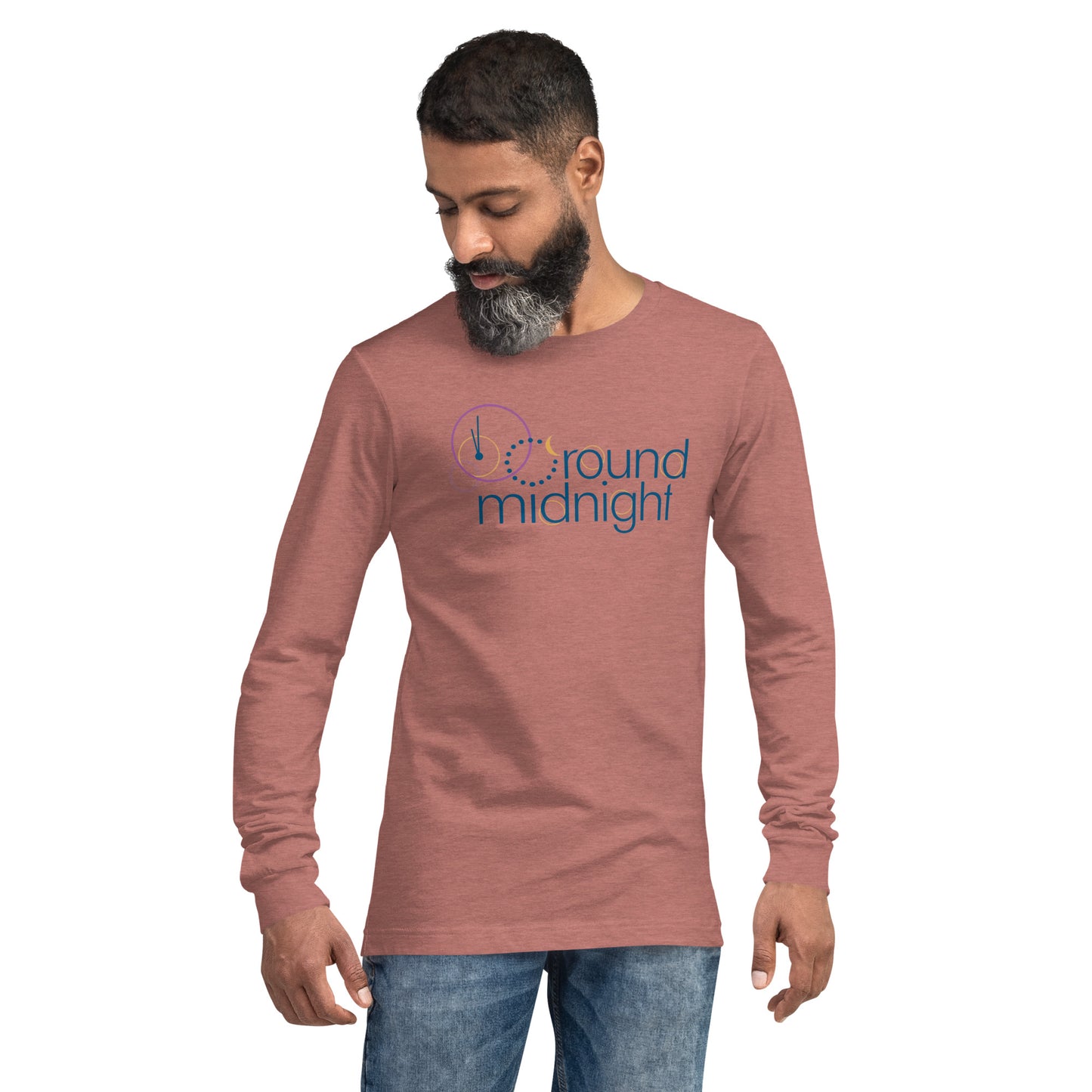 Round Midnight - Printed Unisex Long Sleeve Tee