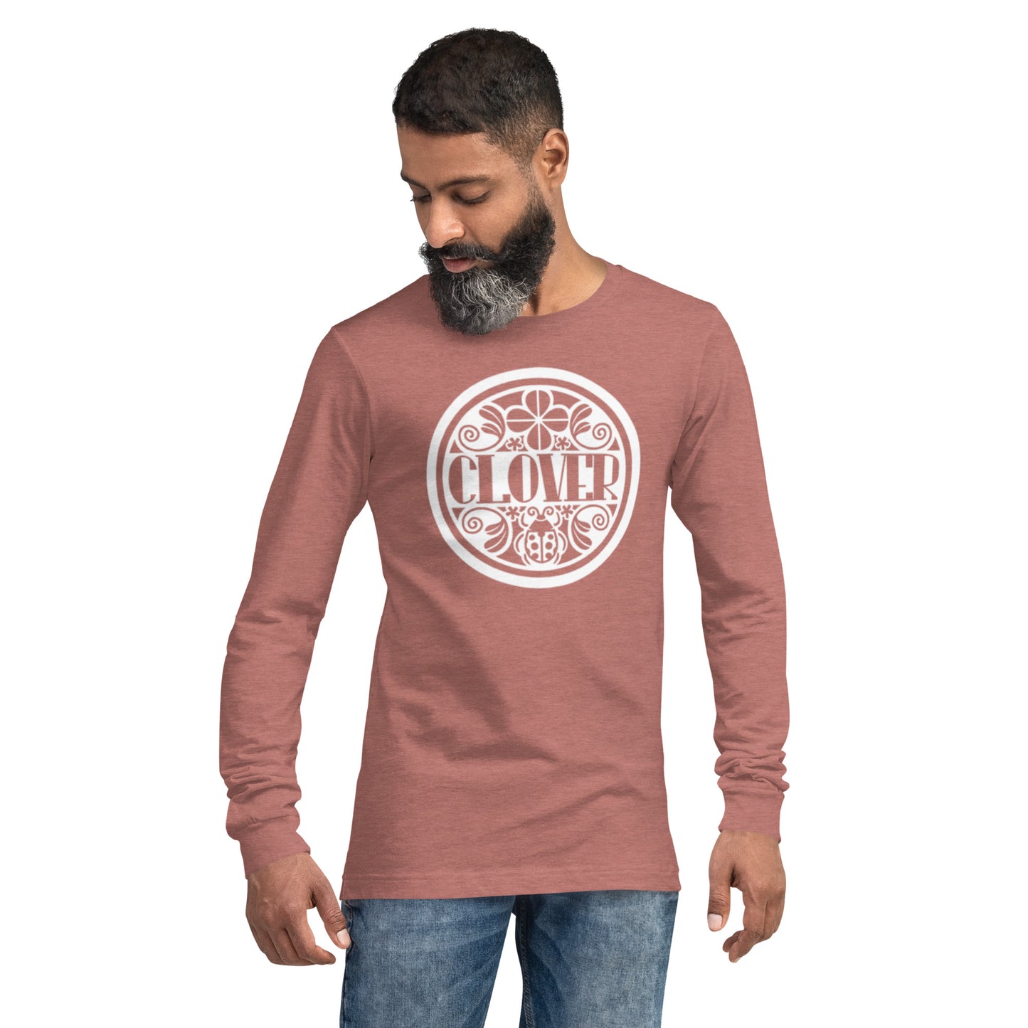 Clover - Printed Unisex Long Sleeve Tee