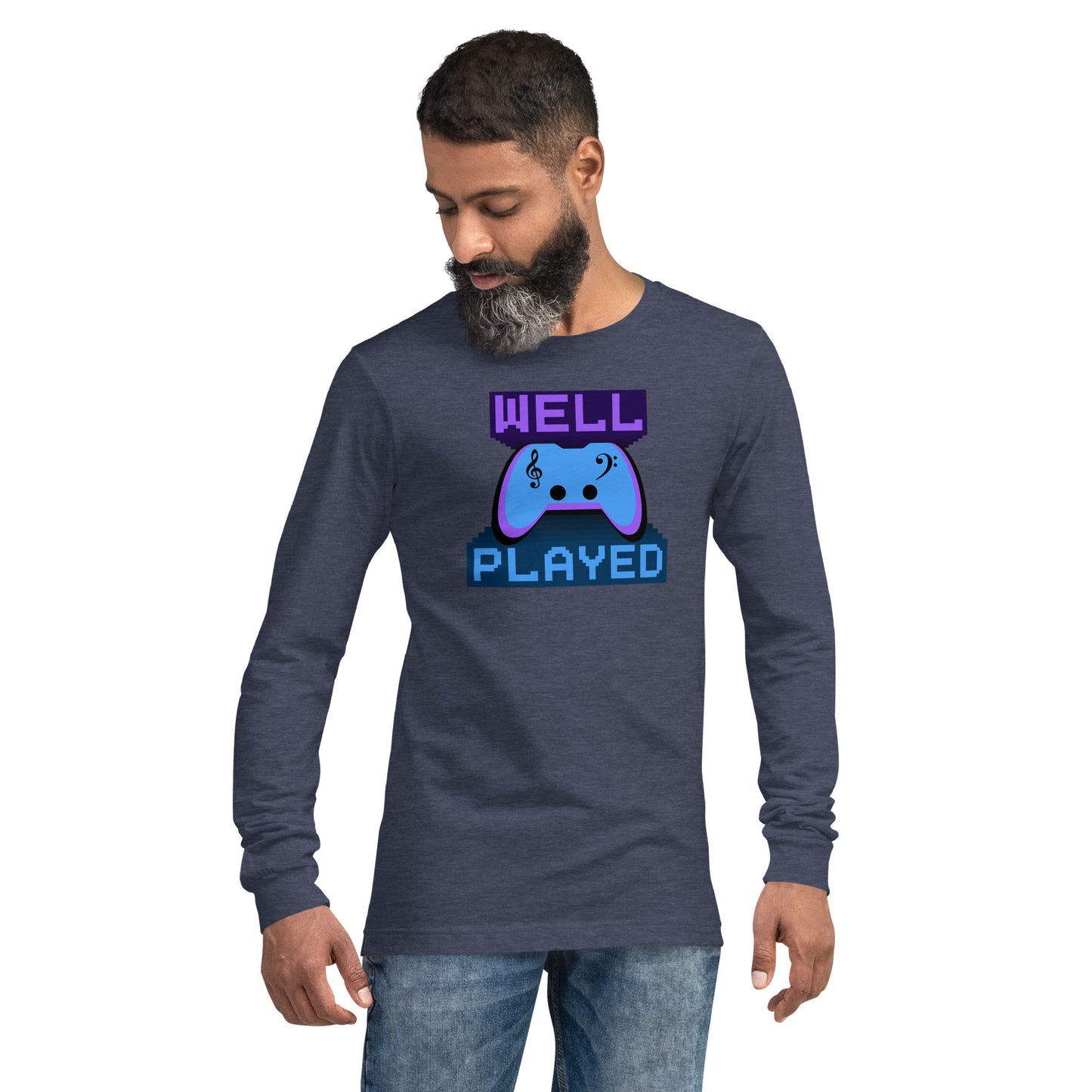 Well Played Printed Unisex Long Sleeve Tee