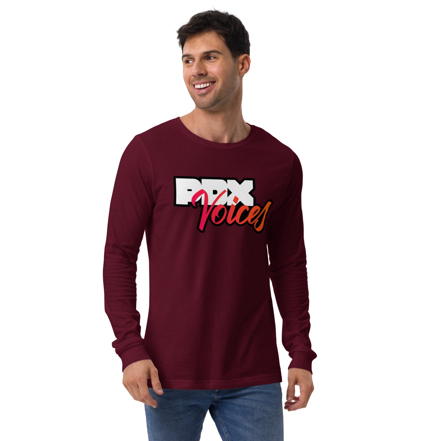 PDX Voices - Printed Unisex Long Sleeve Tee