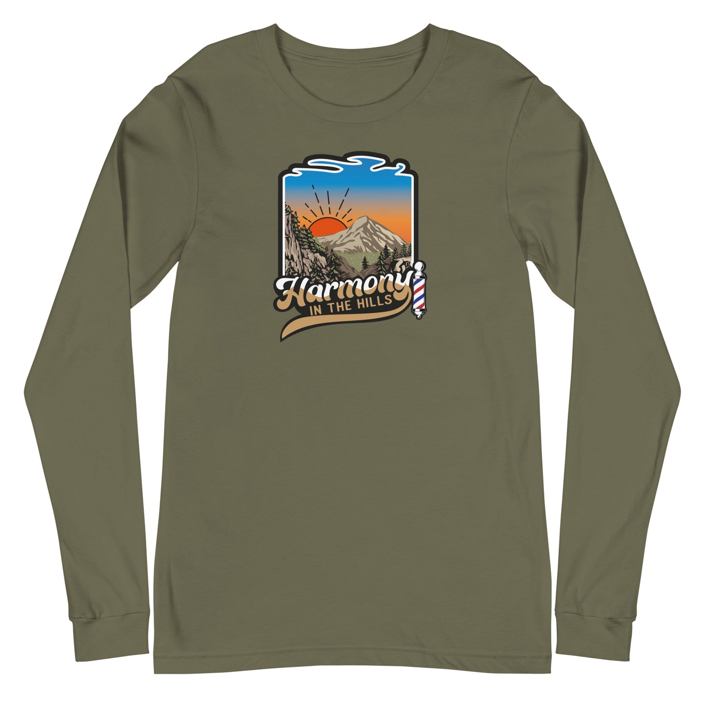 Harmony in the Hills - Printed Unisex Long Sleeve Tee