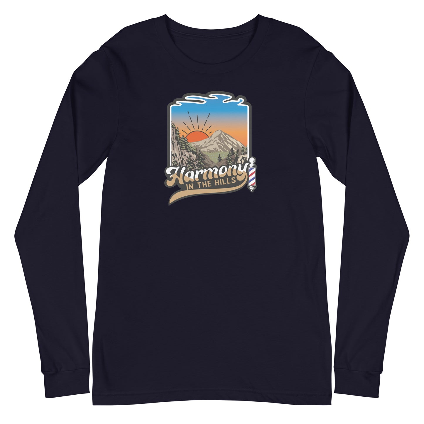 Harmony in the Hills - Printed Unisex Long Sleeve Tee