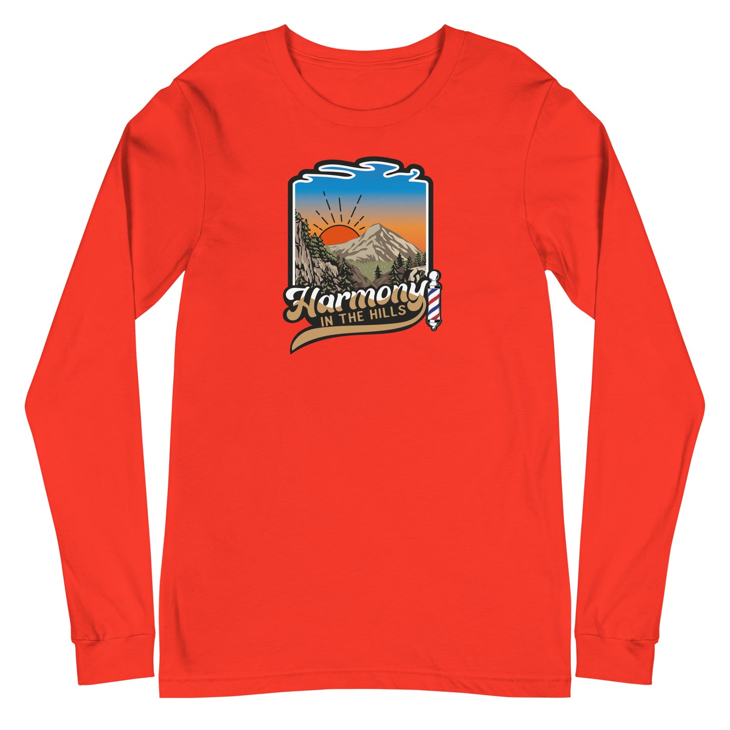 Harmony in the Hills - Printed Unisex Long Sleeve Tee