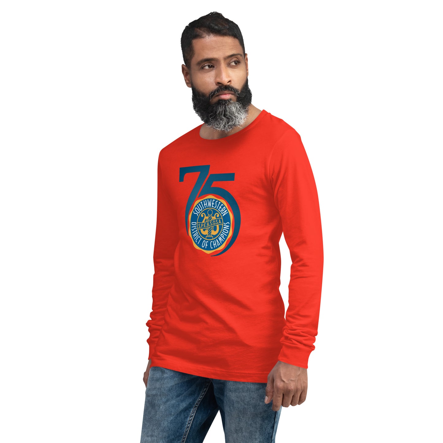 SWD - 75th Anniversary Printed Unisex Long Sleeve Tee